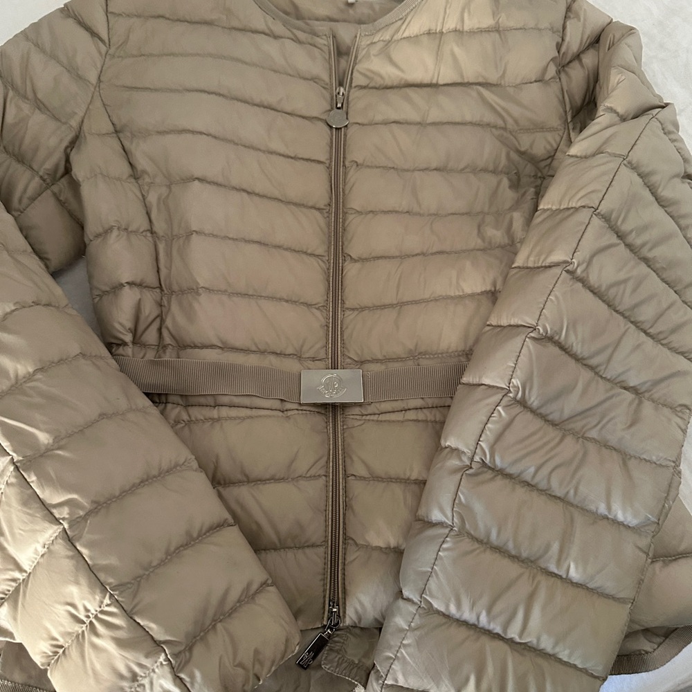 Moncler Light Brown Puffer Jacket